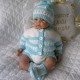 17 - 22" Doll, 0-3 Month Baby #110