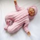 0-6 Months Baby Doll Romper Set #146