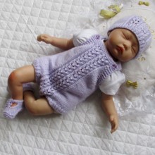 0-6 Months Baby Doll Romper Set #148