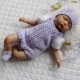0-6 Months Baby Doll Romper Set #148