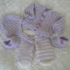 20 - 22" Doll / 0-3 months Baby Outfit #97A